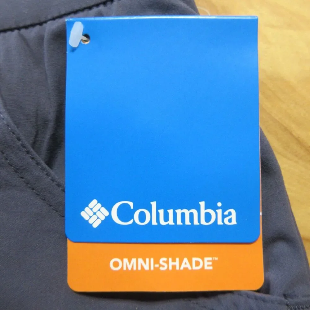 COLUMBIA Marina Bay Nocturnal Blue Skort Sz M Pull On Omni Shade Skirt Short NWT
